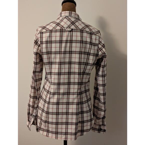 Fjallraven Fjallglim Stretch Plaid Flannel Long Sleeve Button Down Shirt XS - Picture 3 of 9